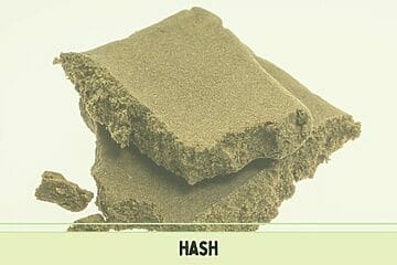 A Labeled Piece Of Hash.
